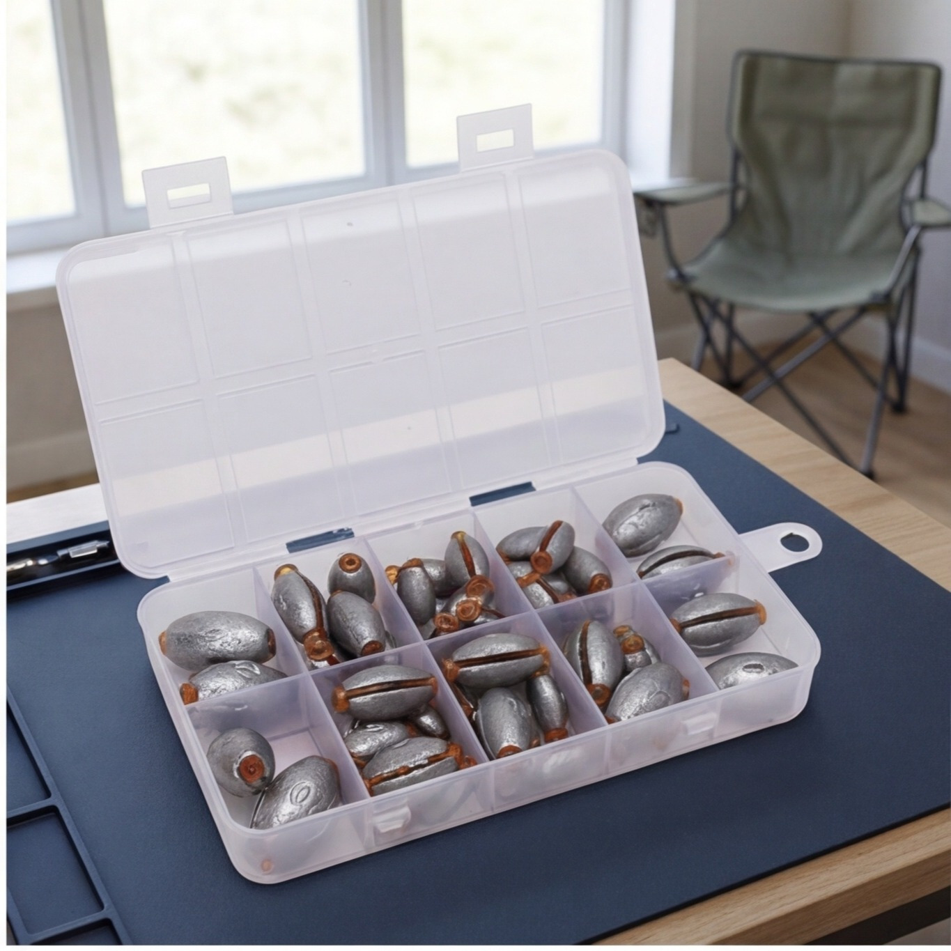 Saltwater Fishing Weights, 50-Piece