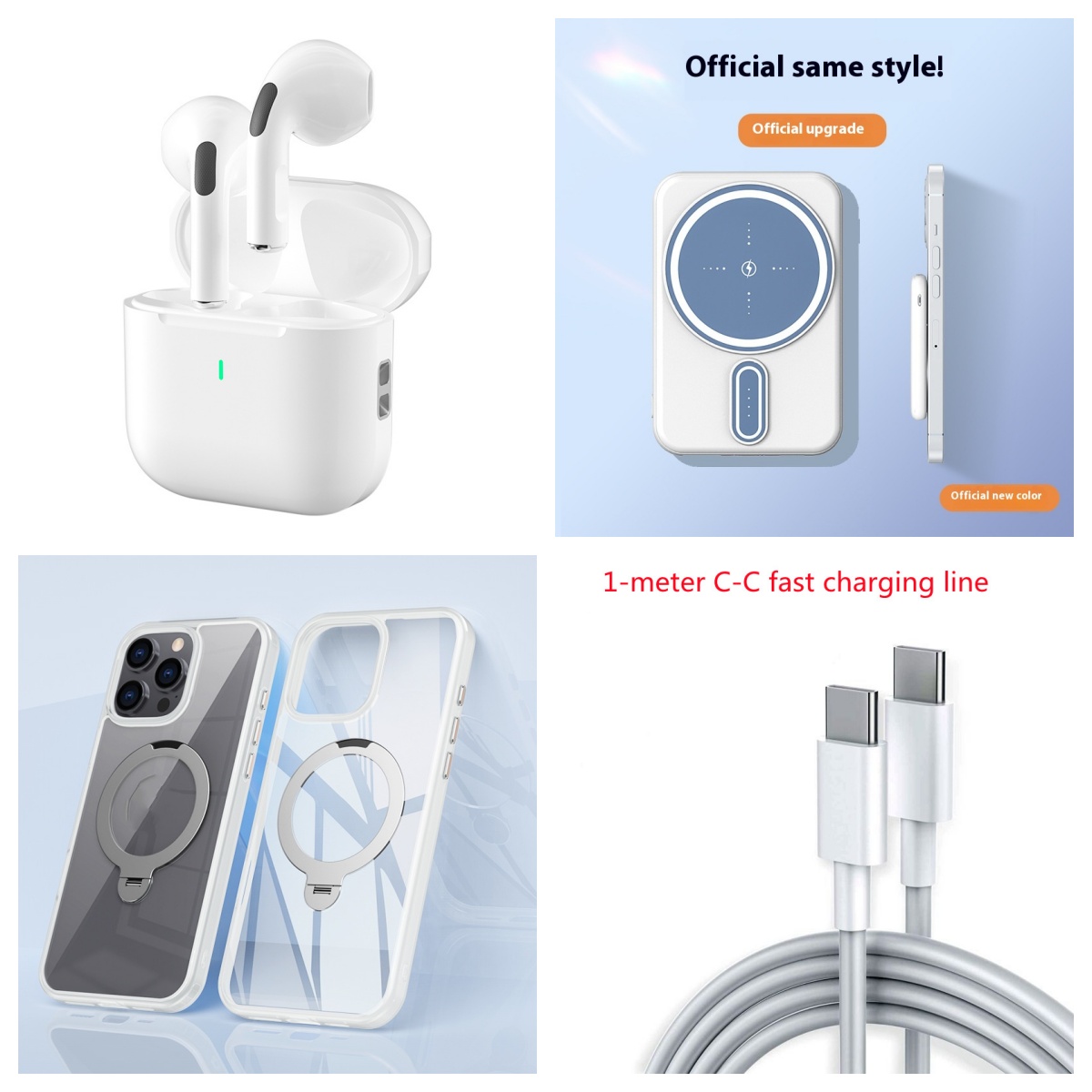 Magnetic Wireless Power Bank, 5,000mAh