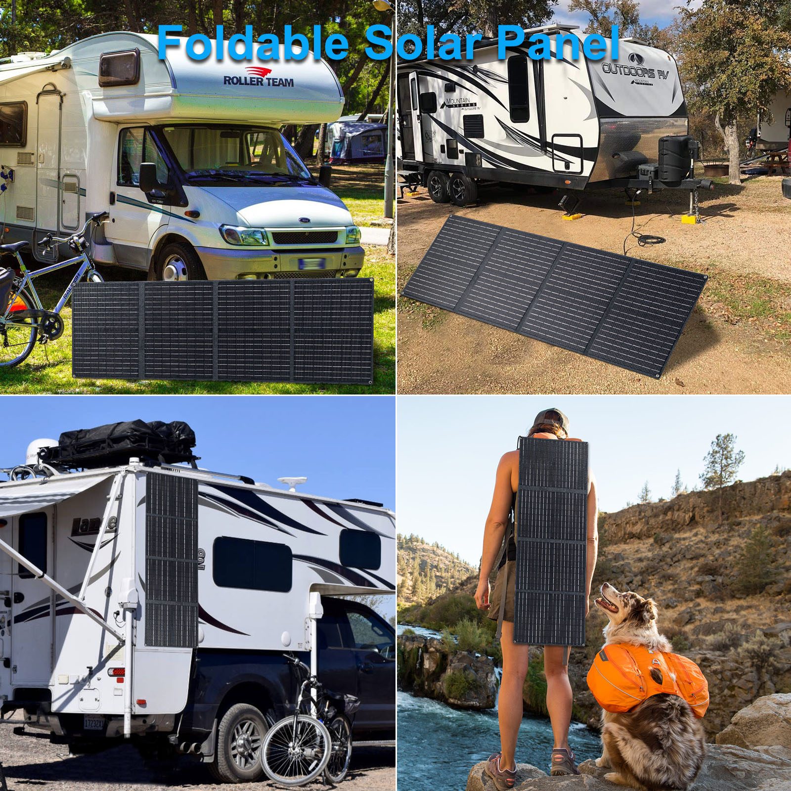 60W Foldable Solar Panel Charger
