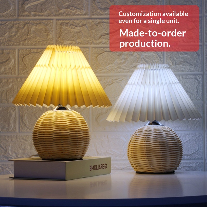 Nordic Pleated Table Lamp