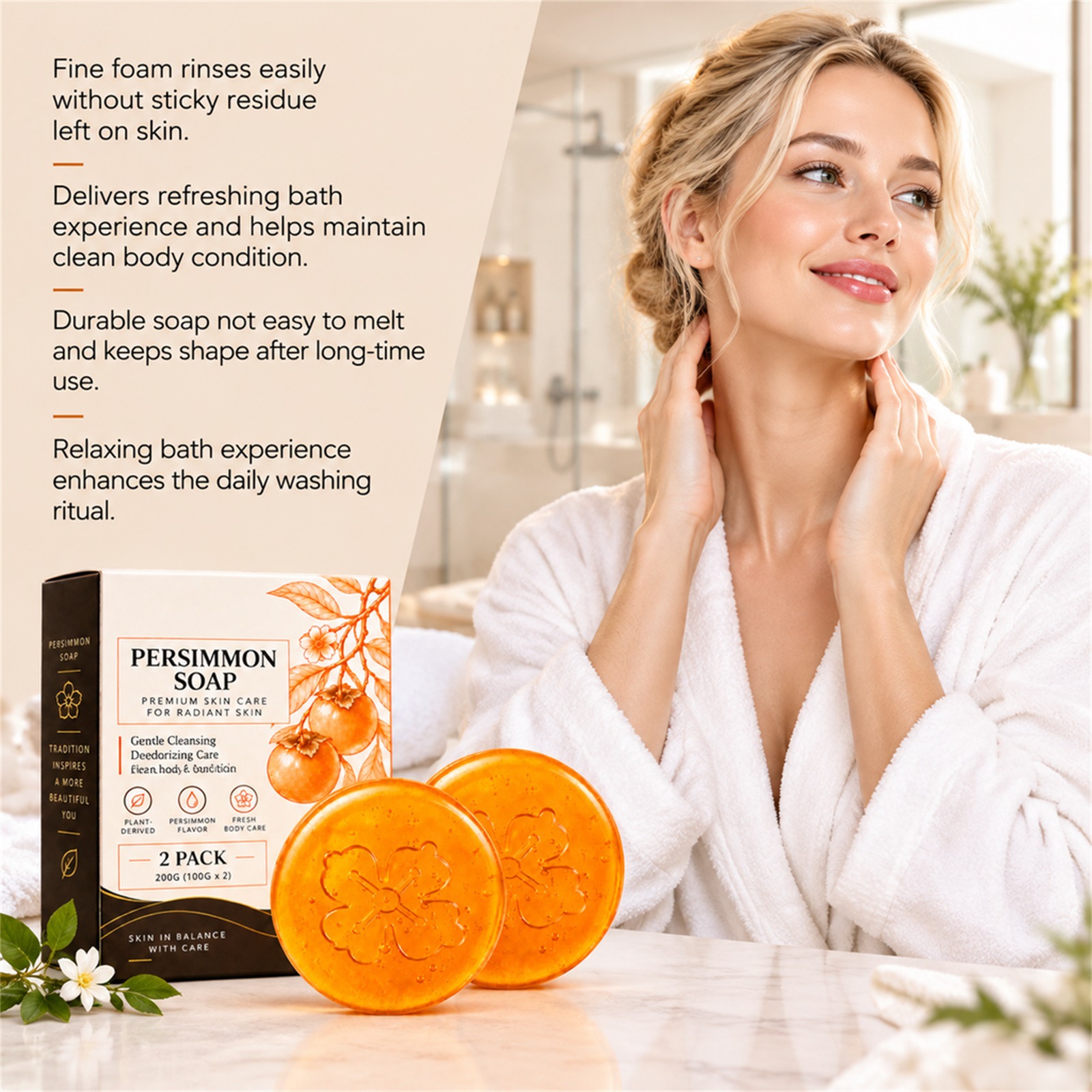 Persimmon-Scented Body Soap