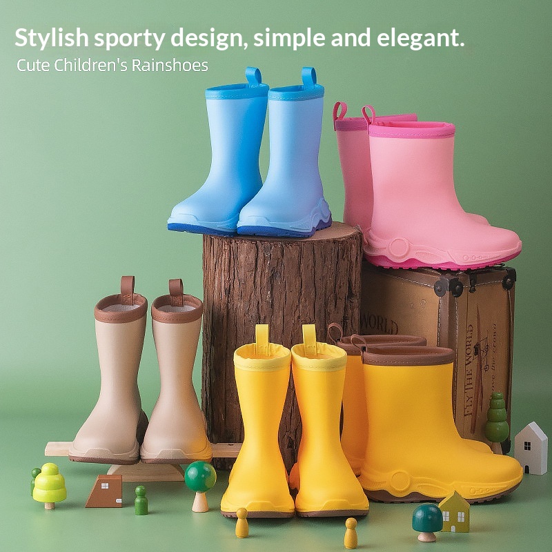 Kids Waterproof Rain Boots